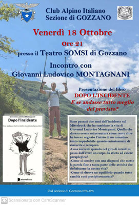 Incontro con Giovanni Ludovico Montagnani - 18 ottobre 2024