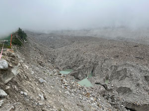 Escursione Intersezionale Sezioni CAI Est Monte Rosa "Al cospetto della Parete Est": la morena del Ghiacciaio del Belvedere