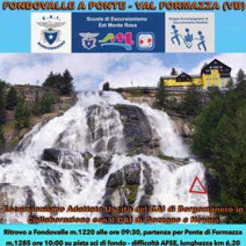 CAI di Borgomanero: una Cascata per Tutti, percorso con joelette da Fondovalle a Ponte in Val Formazza - 29 giugno 2024